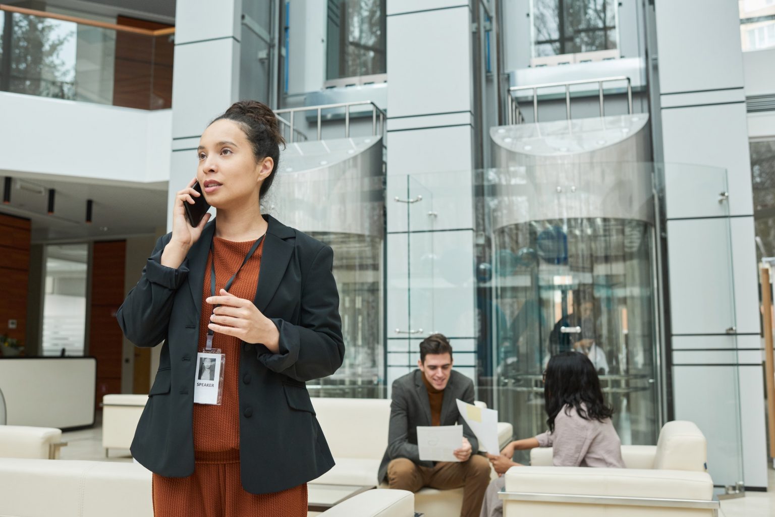 Business people working at office