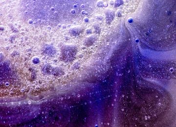 Oil bubbles abstract background